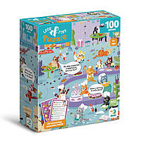 Дитячий пазл Шукай та знаходь "Котяче кафе" 300667, 100 елементів