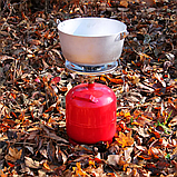 Газовий балон на 5 літрів із пальником Балон газовий кемпінг "JAN Svarka" Газовий балон для готування пікнік, фото 10