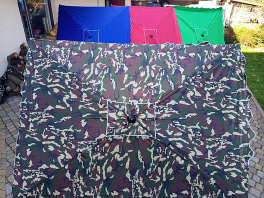 Парасолька торгова 3х2 камуфляж з напиленням, фото 1