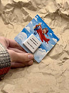 50 шт. Листівка квадрат (80х80 мм) + шоколад із логотипом, фото 3