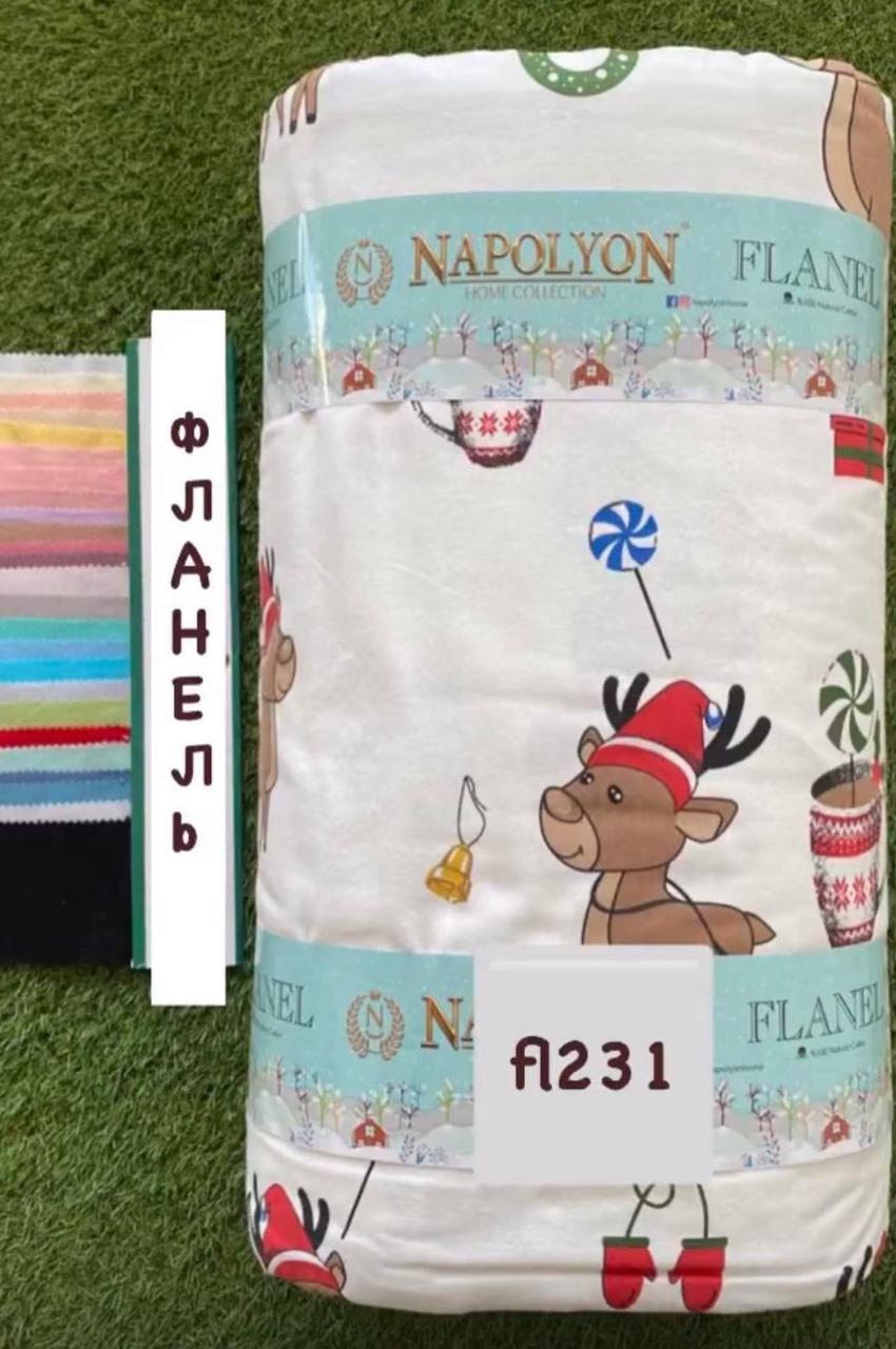 Тканина Фланель Байка Туреччина 240 см Щільність 160, фото 1