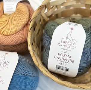 Laines du Nord Poema Cashmere, Італія, 100г/500м - Кашемір з мериносом