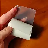 Прозора самоклеюча плівка для принтера термопапір для термопринтера 57 мм 1 рулон, фото 2