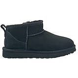 Натуральні жіночі уггі UGG Australia Ultra Mini women Black, фото 7