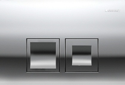 Клавіша Geberit Delta 50 для інсталяції, хром глянц (115.135.21.1), фото 1