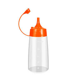 Силіконова пляшка з дозатором, соусник, пляшка для соусів, 300 мл