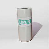 Прозора самоклеюча плівка для принтера термопапір для термопринтера 57 мм 1 рулон, фото 3