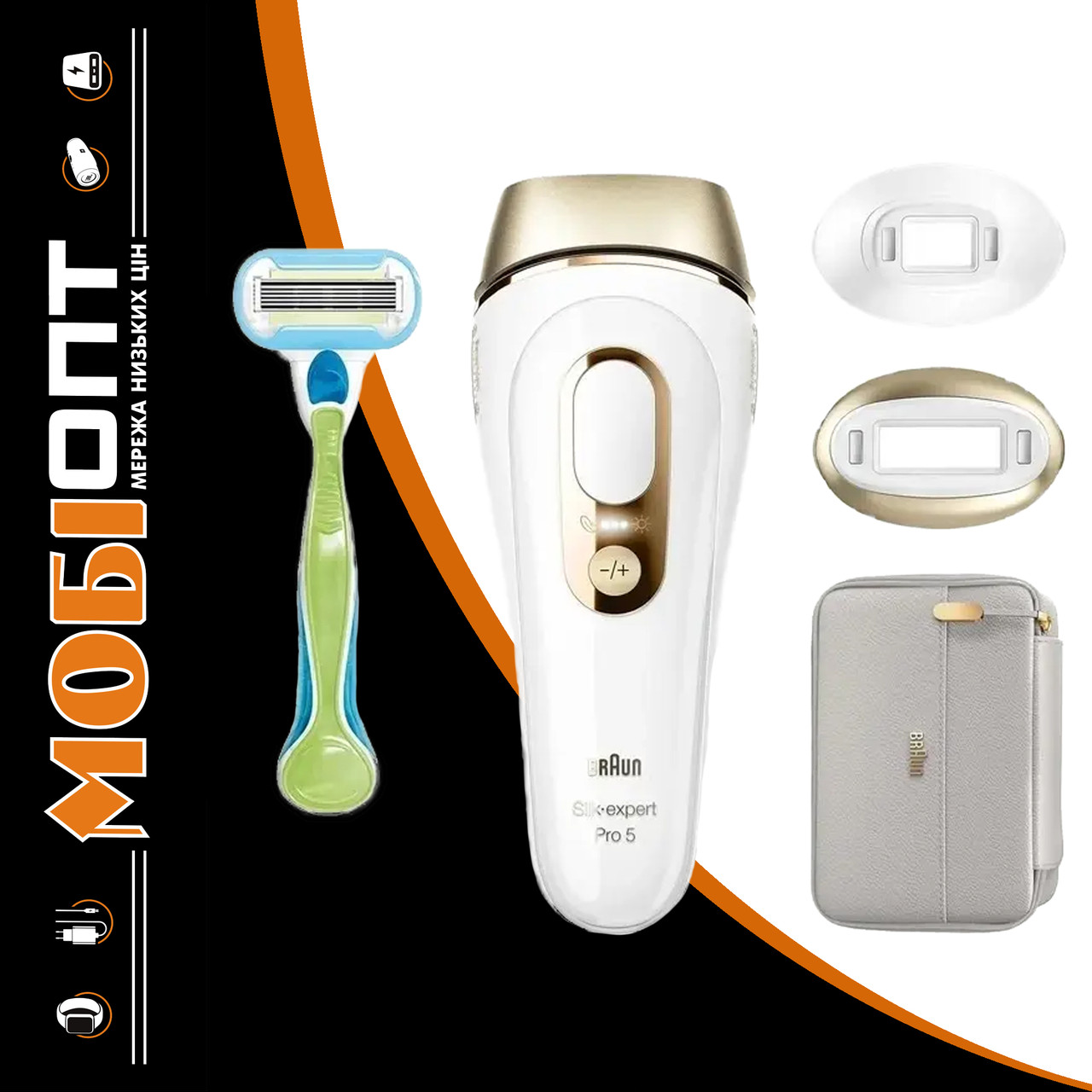 Фотоепілятор Braun Silk-expert Pro 5 IPL PL5152 White UA