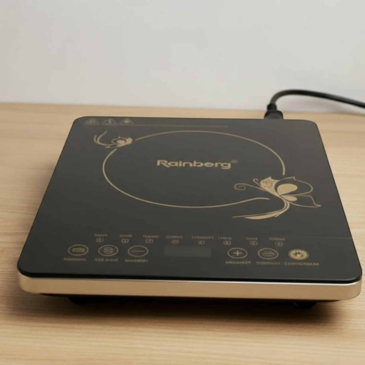 Індукційна кухонна плита настільна 3500 Вт швидкого нагрівання склокерамічна поверхня однокомфорочна для всіх типів посуду, фото 1