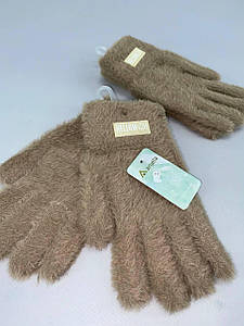 Рукавички Норка  Коричневий