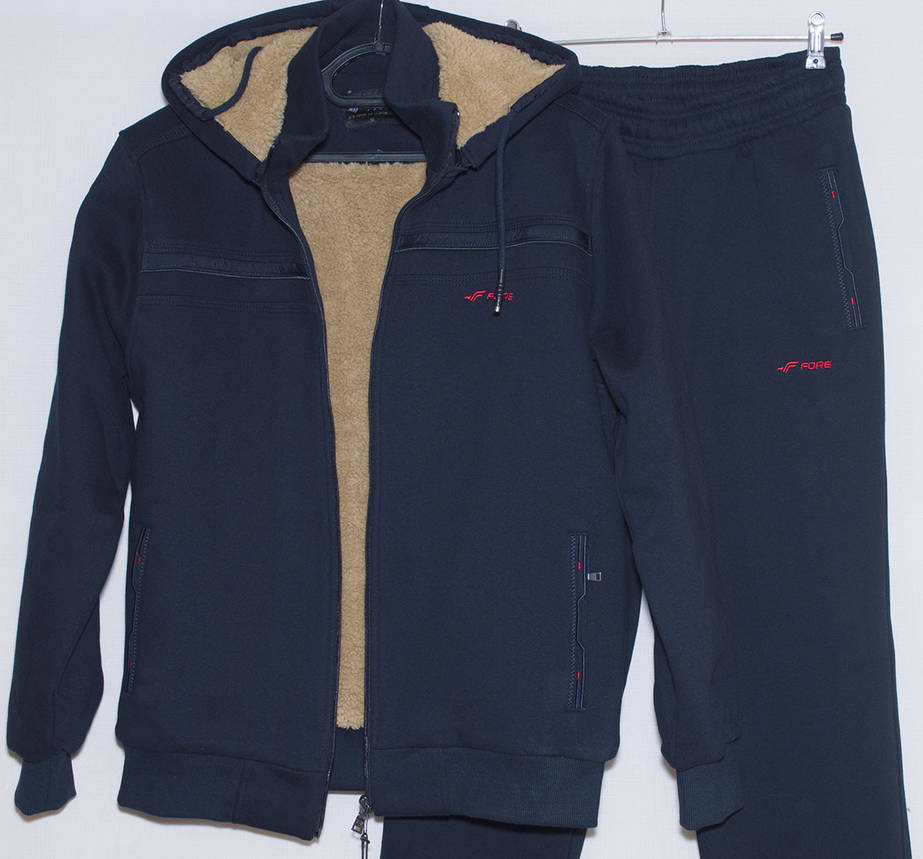 Спортивний костюм з хутром чоловічий Fore M,L,XL,XXL,3XL, фото 1