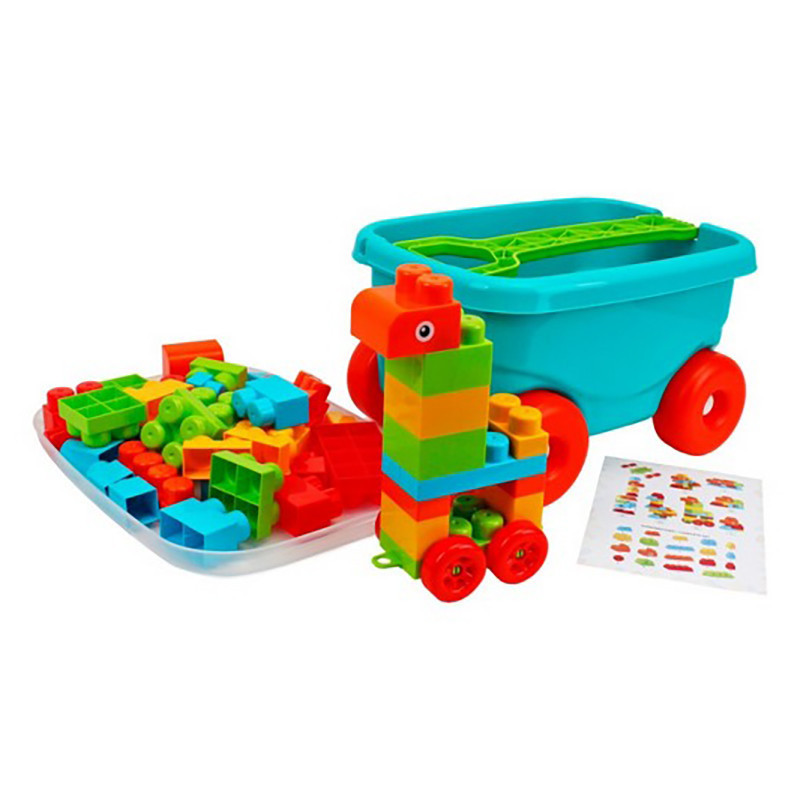 Дитячий конструктор "Візок" 1393TXK 50 деталей, фото 1