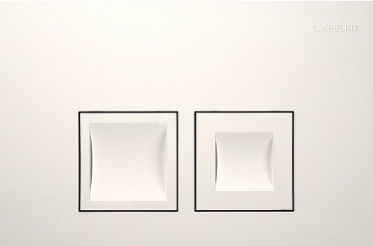 Клавіша Geberit Delta 50 для інсталяції, біла (115.135.11.1), фото 1