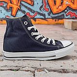 Кеди All Star Chuck Taylor високі сині  (Navy Hi), фото 5