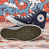 Кеди All Star Chuck Taylor високі сині  (Navy Hi), фото 6