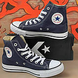 Кеди All Star Chuck Taylor високі сині  (Navy Hi), фото 2