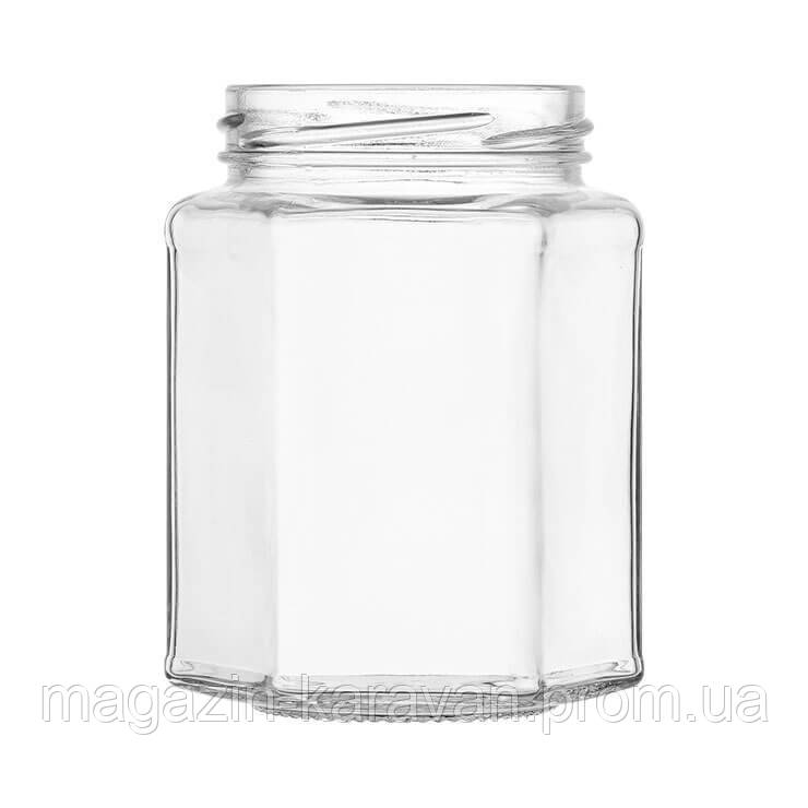 Банка 280 мл ТО 63 шестикутна