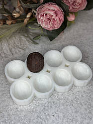 Силіконовий молд для шоколаду та ін "Грецький горіх (половинки)-2"