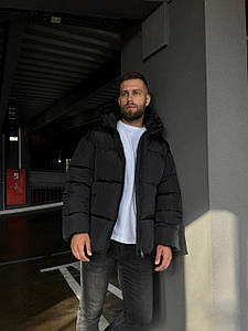 Куртка зимова чоловіча Brut на пуху чорна