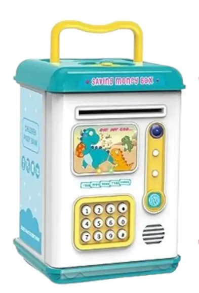 Електронна дитяча скарбничка-сейф з кодовим замком MZL6804A