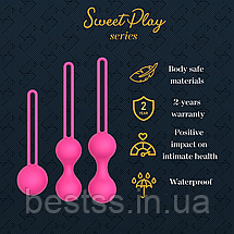 Набір кульок для тренування м’язів Кегеля Erospace Sweet Play Kegel Balls Set, фото 2