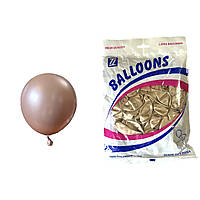 Повітряні кулі хром шампань 5" TT (TONGTAI), 100 штук