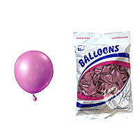 Повітряні кулі хром пурпуровий 5" TT (TONGTAI), 100 штук