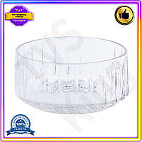 VS Скляна піала Lirmatur HOT NEW 12,5 см прозора для подачі салатів фруктів десертів закусок 32T8_V1