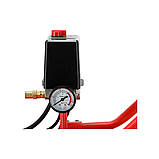 Компресор мережевий 380 В (2.2 кВт) тиск ≤ 10 Bar (360 л/хв) ресивер 200 л Yato YT-23321, фото 4