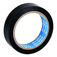 Ізострічка PVC Ruggy 17 мм*0,13 мм*20м чорна, Ізоляційна стрічка для кабелів та проводів