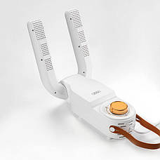 Ультрафіолетова сушарка для взуття та одягу, електросушарка Shoe Dryer XO-CF35 з регулюванням температури, біла, фото 4