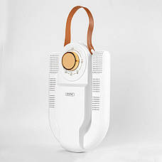 Ультрафіолетова сушарка для взуття та одягу, електросушарка Shoe Dryer XO-CF35 з регулюванням температури, біла, фото 5