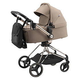 Універсальна коляска 2в1 Bair Moon, Gold Edition MG-03 капучино
