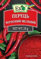 Спеції та прянощі ЕКО Перець червоний мелений 20г