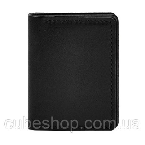 Шкіряна обкладинка для прав або id-паспорта 2.1 (чорна), фото 1