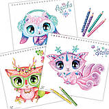 Набір для творчості Nebulous Stars Скетчбук Зоряні друзі, фото 3