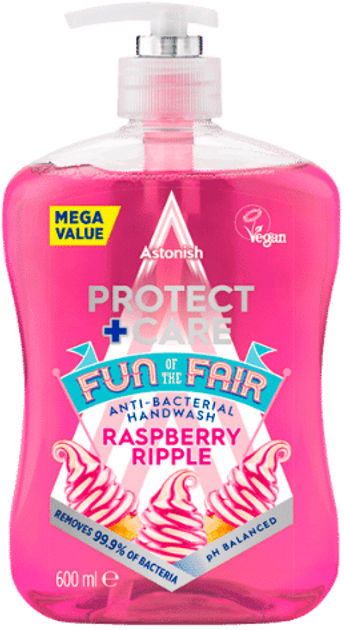 Мило Astonish Захист та турбота Малинове морозиво 600 мл, фото 1