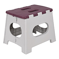 Табурет складаний пластик 33*31 см в асорт., стілець складаний пластик