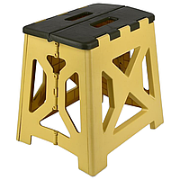 Табурет складаний пластик 33,5*27,5*33 см в асорт., стілець складаний пластик