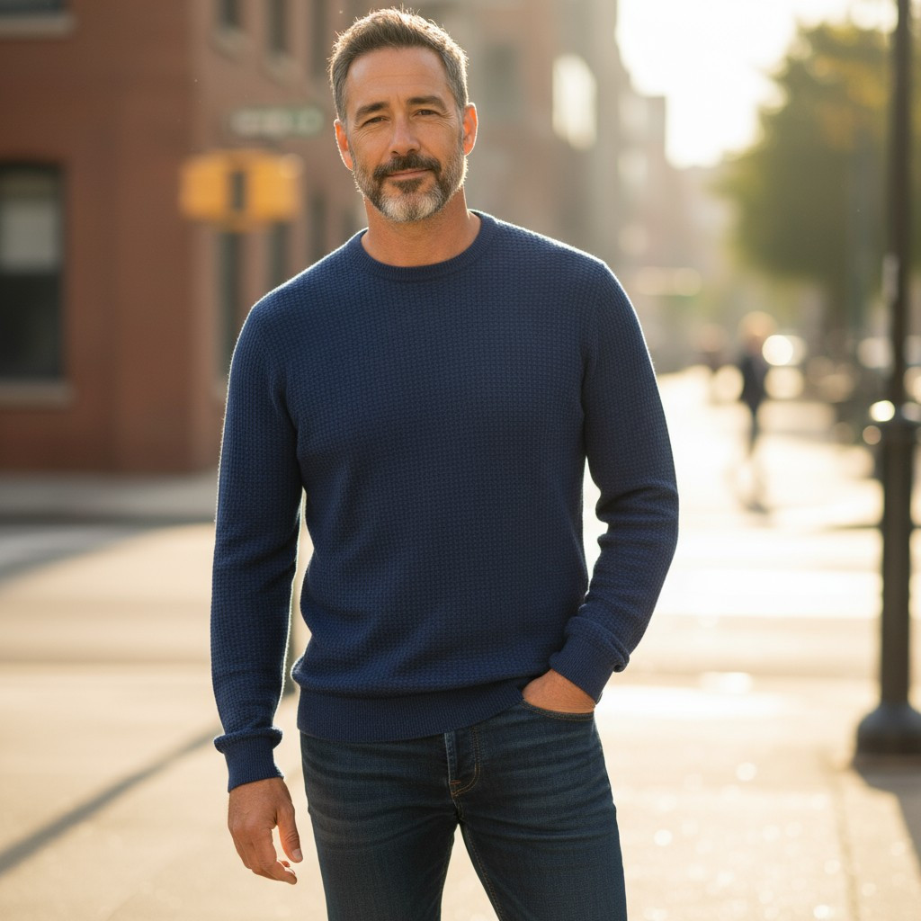 Реглан чоловічий Tony Montana T1315 K.INDIGOMEL 50% бавовна  50% акрил XL(Р), фото 1