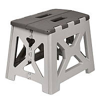 Табурет складаний пластик 21*30,5*33 см в асорт., стілець складаний пластик