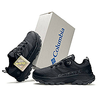 Мужские кроссовки термо Colmb BOA Gore-Tex Waterproof темно серые водонепроницаемая обувь коломбия боа гор текс на осень зиму