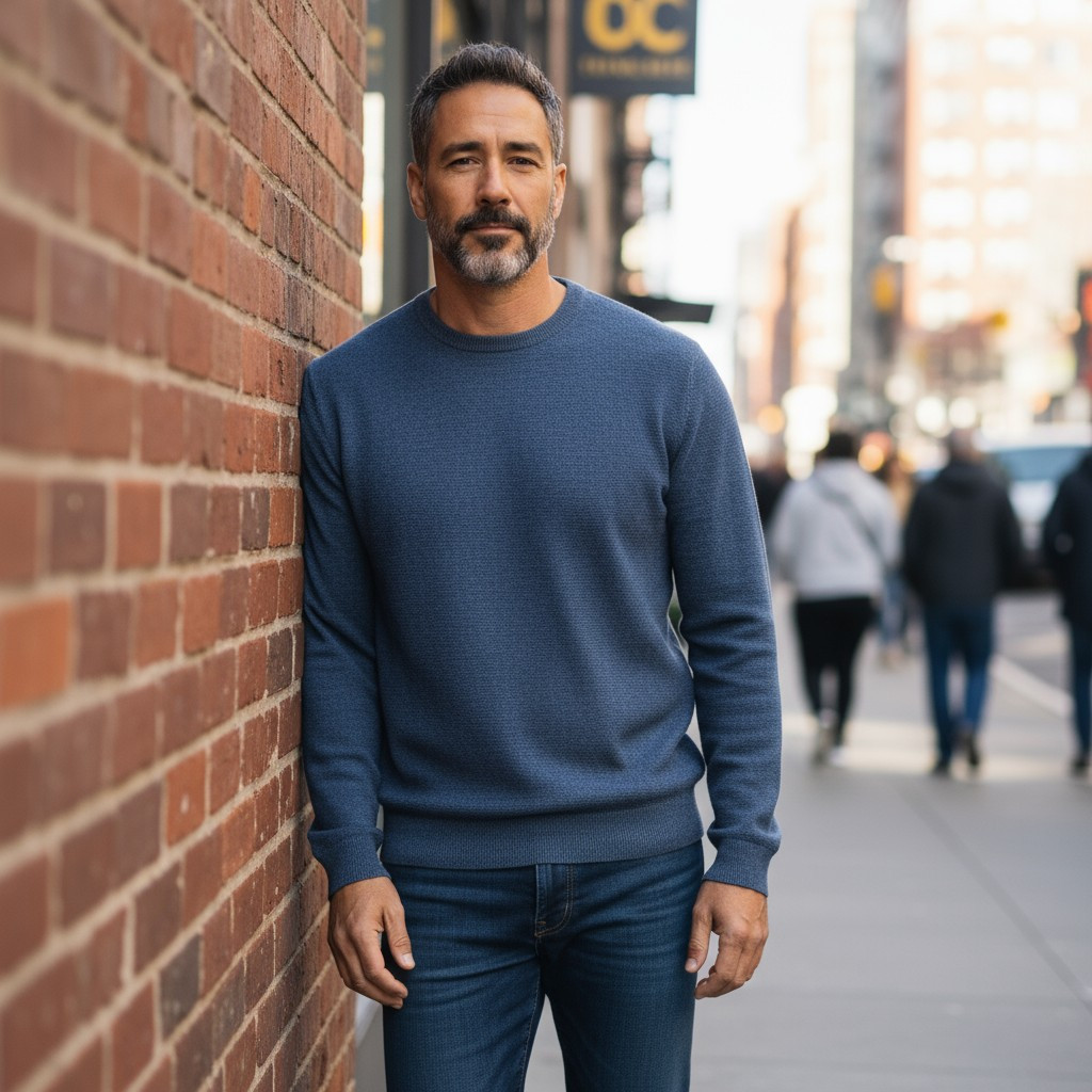 Реглан чоловічий Tony Montana T1315 INDIGOMEL 50% бавовна 50% акрил XL(Р), фото 1