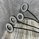 Фітолампа ультрафіолетова на 4 голови для рослин і квітів повний спектр на кліпсі гнучкий із таймером, фото 7