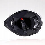 Мотошолом LS2 MX702 Pioneer 2 White, фото 8