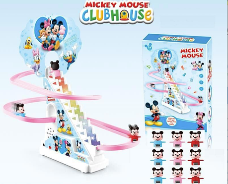 Музична іграшка-Трек 668-5 B Мікі Маус на гірці (9 фігурок, що бігають на гірці) Mickey Mouse, різнокольоровий, фото 1