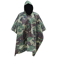 Плащ-намет (поліестер) 100*140 см камуфляж, військове пончо