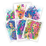 Набір для творчості Nebulous Stars Розмальовка по номерах Чарівні світи зірок, фото 5