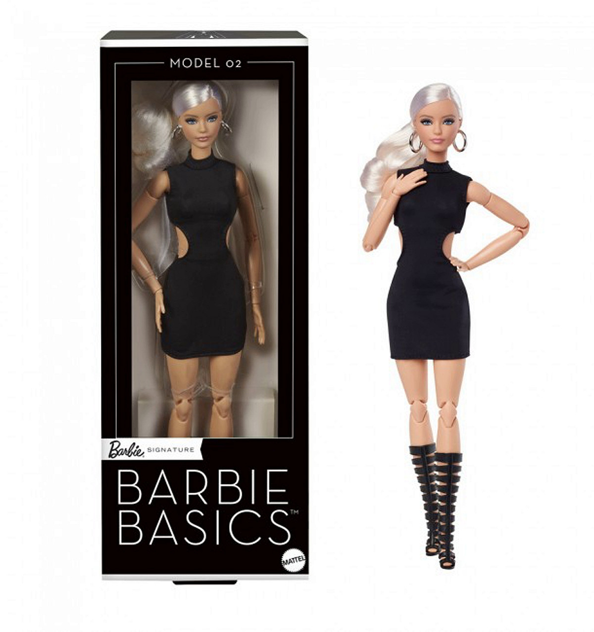 Лялька Mattel Barbie Signature Basics №2 попелястий блонд JBH71