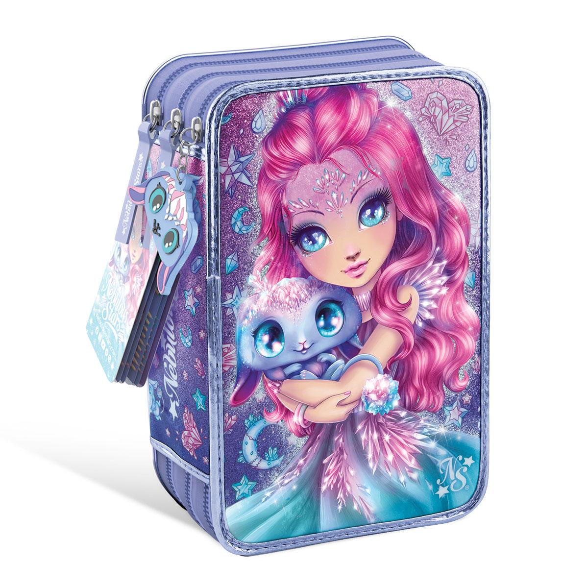 Пенал потрійний з наповненням Nebulous Stars Кристалія, фото 1